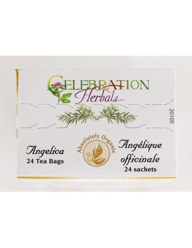 Raíz de Angélica Orgánica Celebration Herbals - 24 Bolsas