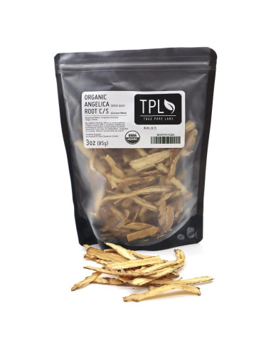 Raíz de Angelica Sinensis Orgánica TPL 85 g - Cortada y Tamizada