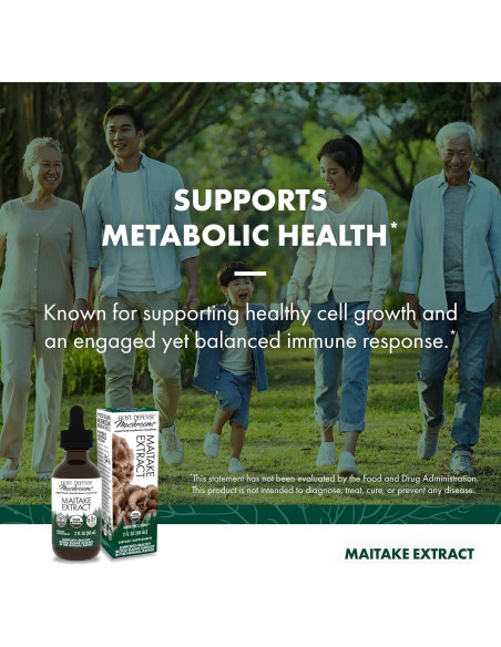 Extracto de Maitake Host Defense 60ml - Suplemento Inmunológico