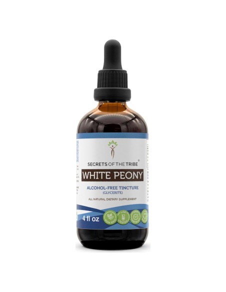 Tintura de Peonía Blanca Sin Alcohol 675 mg Secretos de la Tribu