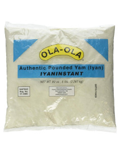 Yam Instantáneo Ola Ola 2.27 kg - Auténtico Pounded Yam