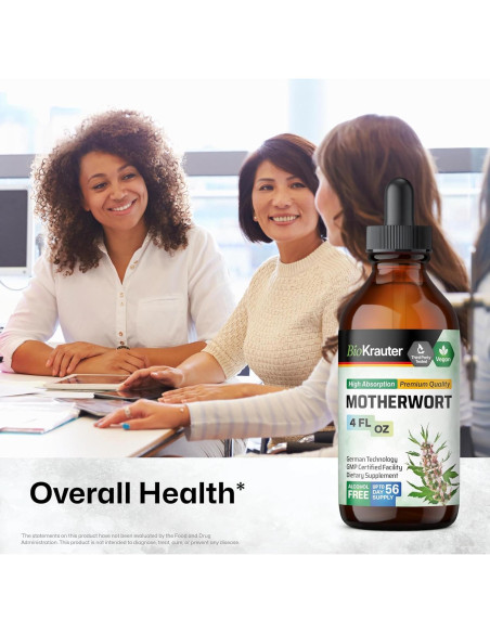 Cápsulas y Tintura de Hierba de la Madre BioKrauter 100 Unidades