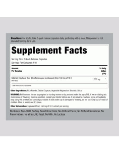 Cápsulas de Eleuthero Siberiano Piping Rock 1600mg - 220 Unidades 2