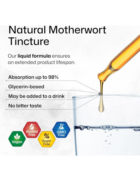 Cápsulas y Tintura de Hierba de la Madre BioKrauter 100 Unidades