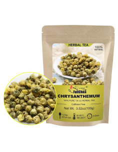 Té de Crisantemo Chino FullChea 100g - Sin Cafeína y OGM