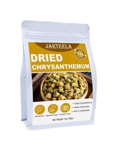 Té Natural de Crisantemo Seco Jarteela 85g - Sin OGM y Cafeína
