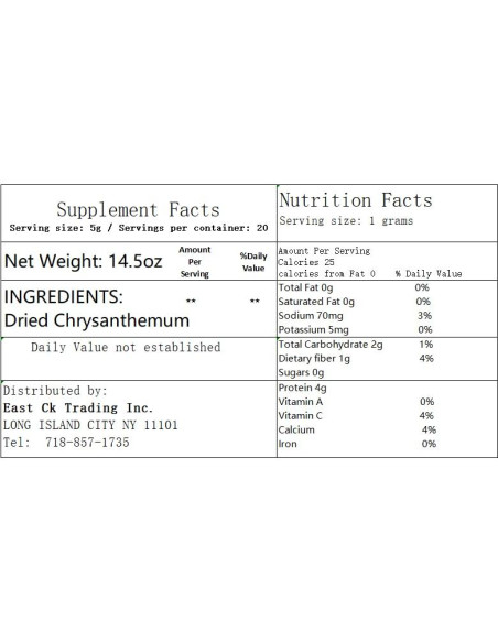 Té de Flores Secas de Crisantemo Greenlike 410g