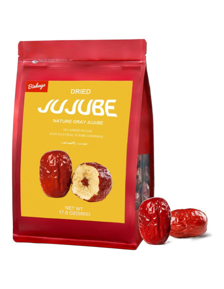 Dátiles Rojos Jujube 500g - Dulces y Masticables, Snack Saludable