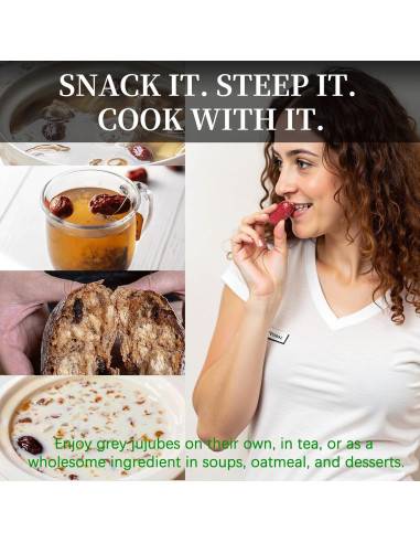 Dátiles Rojos Jujube 500g - Dulces y Masticables, Snack Saludable