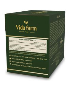 Té de Melón Amargo VIDA FARM 75 Bolsitas 100% Natural 2