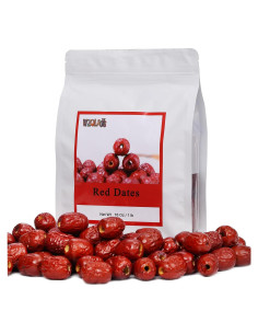 Dátiles Jujube Sin Hueso WZQLAOYS 0.45 kg Fruta Seca Natural