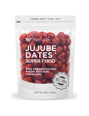 Dátil Rojo Jujube NESTLADY 454g 100% Natural Snack Saludable