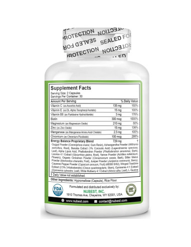 NuBest Azúcar en Sangre - Fórmula Avanzada 82g con Melón Amargo