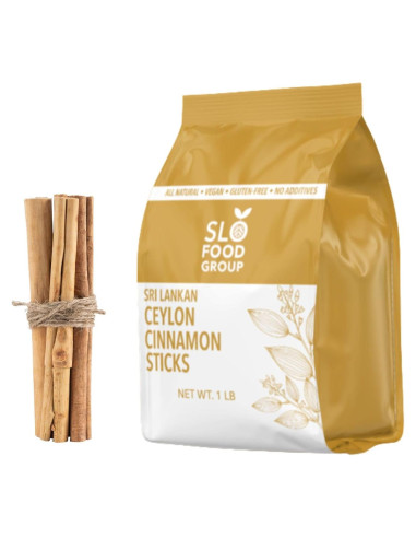 Palitos de Canela de Ceilán Slofoodgroup 1 lb - Cinnamomum Verum