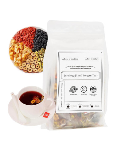 Té Herbal Natural de Jujube Rojo y Goji Tcairzl 250g