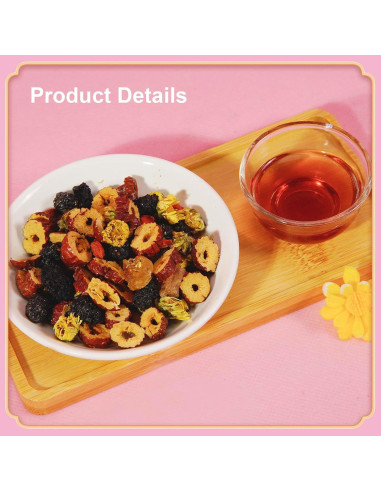 Té Herbal Natural de Jujube Rojo y Goji Tcairzl 250g