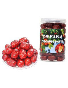Dátiles Jujube Rojos Secos 400 g - Snack Natural Saludable