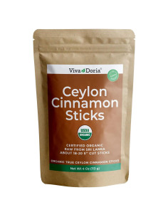 Canela de Ceilán Orgánica Viva Doria 113.4 g - 18-20 Palitos