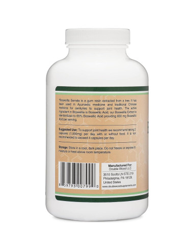 Boswellia Serrata 240 Cápsulas 1000mg - Suplemento Articular