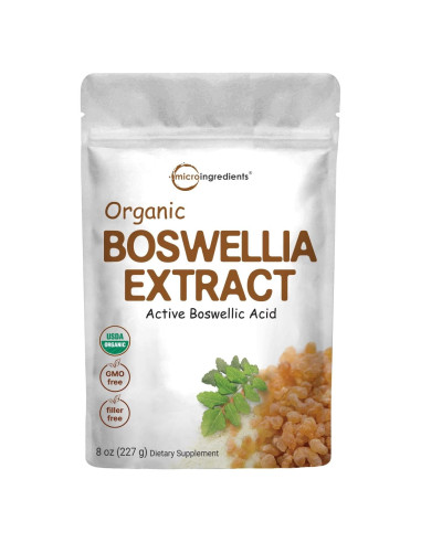 Micro Ingredients Extracto de Boswellia Serrata Orgánico 227g - Suplemento Anti-Inflamatorio