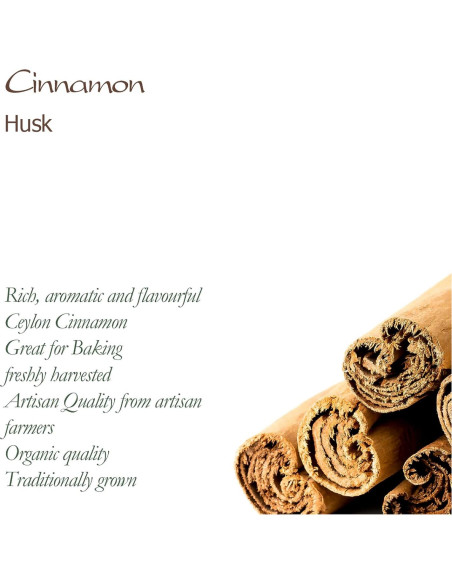 Palitos de Canela de Ceilán Orgánica 100g - Valley of Tea