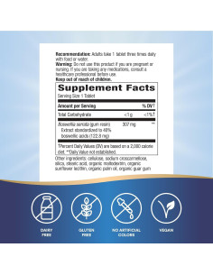 Extracto de Boswellia Nature's Way 307 mg - 60 Tabletas Veganas 2