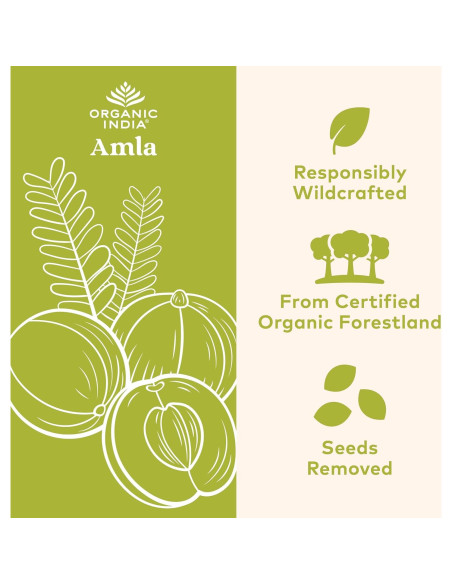 Cápsulas Amla Orgánicas India Orgánica - 60 Cápsulas Veganas