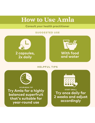 Cápsulas Amla Orgánicas India Orgánica - 60 Cápsulas Veganas