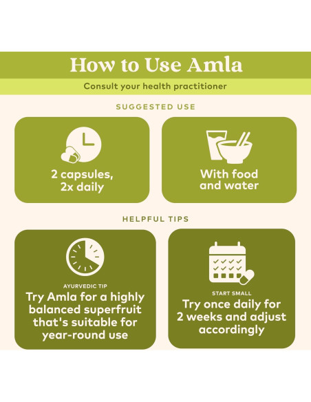 Cápsulas Amla Orgánicas India Orgánica - 60 Cápsulas Veganas