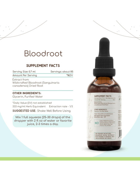 Tintura de Sangre de Dragón HerbEra 59.15 ml Sin Alcohol