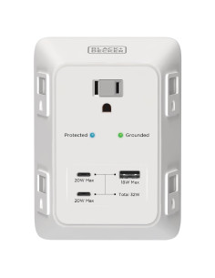 Cargador de pared BLACK+DECKER PD USB 5 salidas 32W