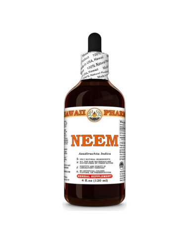 Extracto Líquido de Neem Hawaii Pharm 118.3 ml Suplemento Herbal