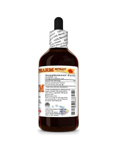 Extracto Líquido de Neem Hawaii Pharm 118.3 ml Suplemento Herbal