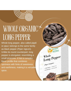 Pimienta Larga Entera Sai Expo Mart 100g Especia India Pura 2