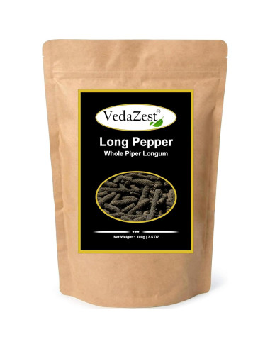 Pimienta Larga VedaZest Entera Piper Longum 100g - Granos Naturales