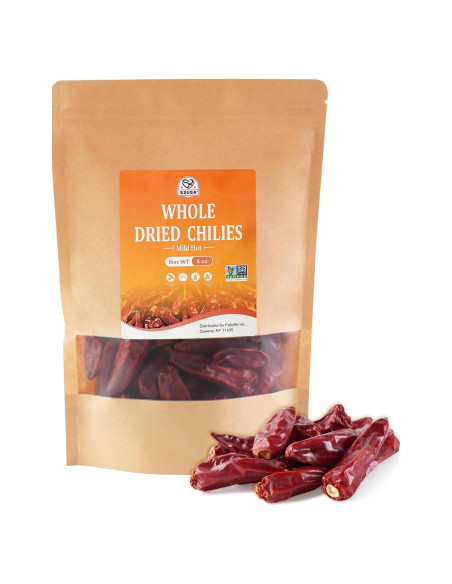 Pimientos Chiles Secos 52USA 113.4 g - Suave Caliente