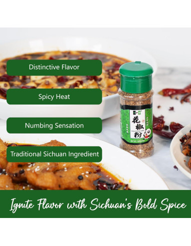 Pimienta Roja Szechuan Natural Plus Green 30g - Especia Culinaria