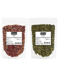 Pimienta Szechuan Roja y Verde Natruen 226.8 g - Sabor Auténtico