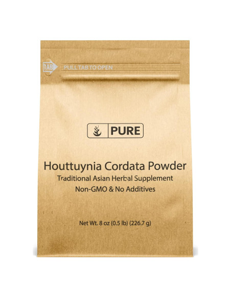 Houttuynia Cordata 227g - Suplemento Herbal Puro Ingredientes Originales