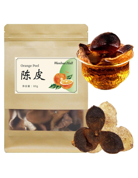 Té de cáscara de mandarina seca Wanhua Hall 80g - Chenpi
