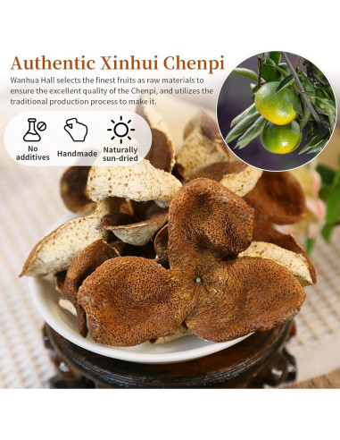Té de cáscara de mandarina seca Wanhua Hall 80g - Chenpi