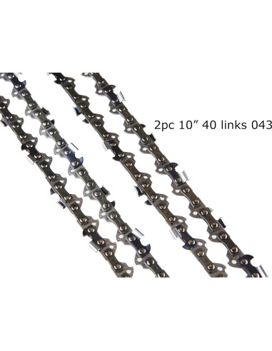 2PC Cadena de Motosierra Morocca 25.4 cm Compatible Black & Decker