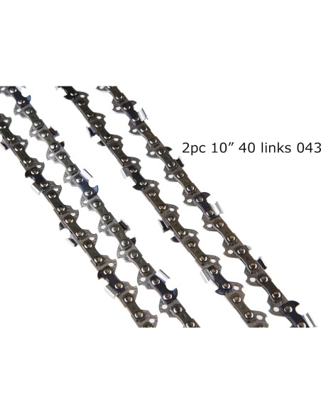 2PC Cadena de Motosierra Morocca 25.4 cm Compatible Black & Decker