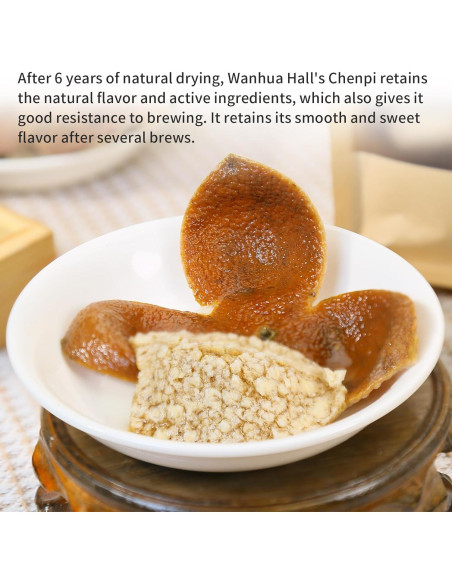 Té de cáscara de mandarina seca Wanhua Hall 80g - Chenpi