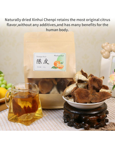 Té de cáscara de mandarina seca Wanhua Hall 80g - Chenpi