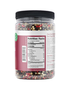 Mezcla de Pimienta Arcoíris Viva Doria 450g - Entera y Esterilizada 2