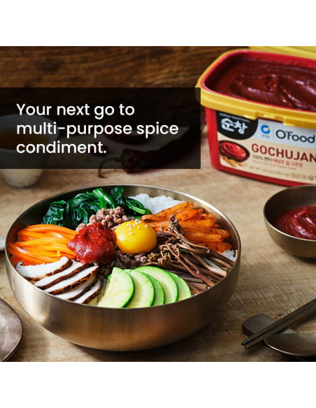 Pasta de Gochujang O'Food 500g - Salsa Picante Coreana