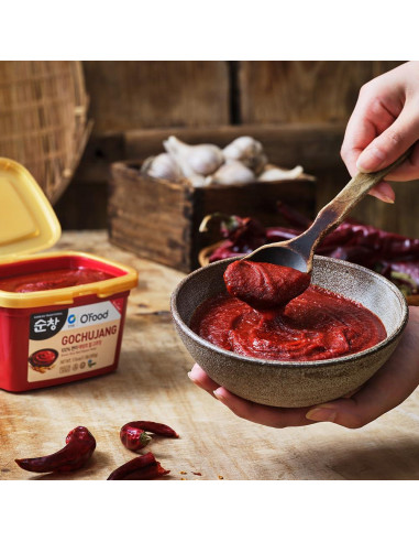 Pasta de Gochujang O'Food 500g - Salsa Picante Coreana