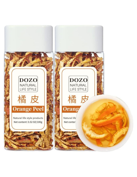 Cáscara de Mandarina Seca 200g - Té Natural Sin Aditivos