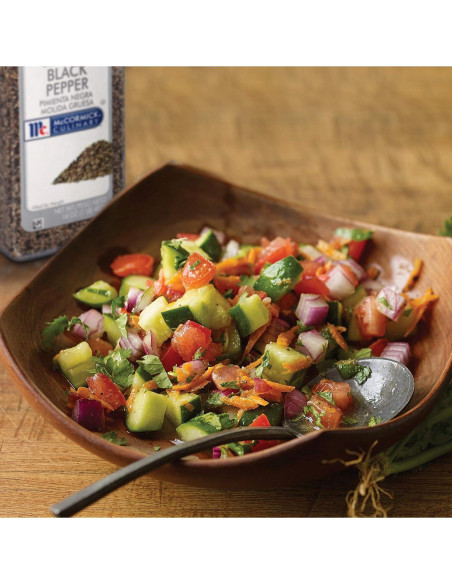 Pimienta Negra Molida Gruesa McCormick 450g - Sabor Intenso